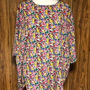 Yves St. Clair 2 splash of color pattern Summer top